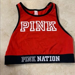 PINK Red Sports Bra